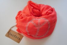 Barfota scarf rhinestone cottonmix