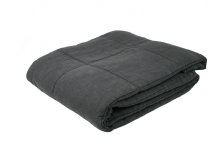 Cozy room bomullspläd mörkgrå