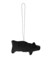 DAY Velvet Pendants pig gris sammet svart
