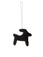 DAY Velvet Pendants pig bock sammet svart