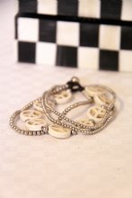 Loika armband firenze creme silver