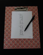 House doctor clipboard skrivplatta kontor inredning