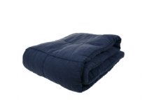 Cozy Room marinblå bomullspläd
