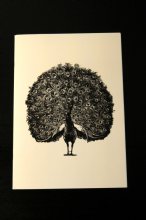 Vanilla fly note book anteckningsbok påfågel peacock kontor A5