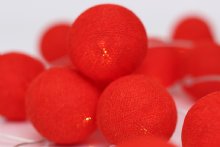 Irislights ljusslinga mysigt ljus bollar ljusslinga bollar iris lights tangerine