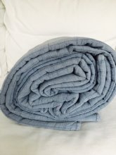 Cozy room pläd ljusblå pläd filt