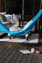 Mexikansk hängmatta turkos relax