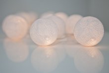 Irislight pure white ljusslinga belsyning