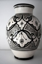 Reunion Home urna vas keramik marocko marockansk  handgjorda hantverk genuin