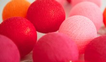 Irislights ljusslinga mysigt ljus bollar ljusslinga bollar iris lights rosehip