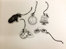 Vanilla Fly tags etiketter mixed